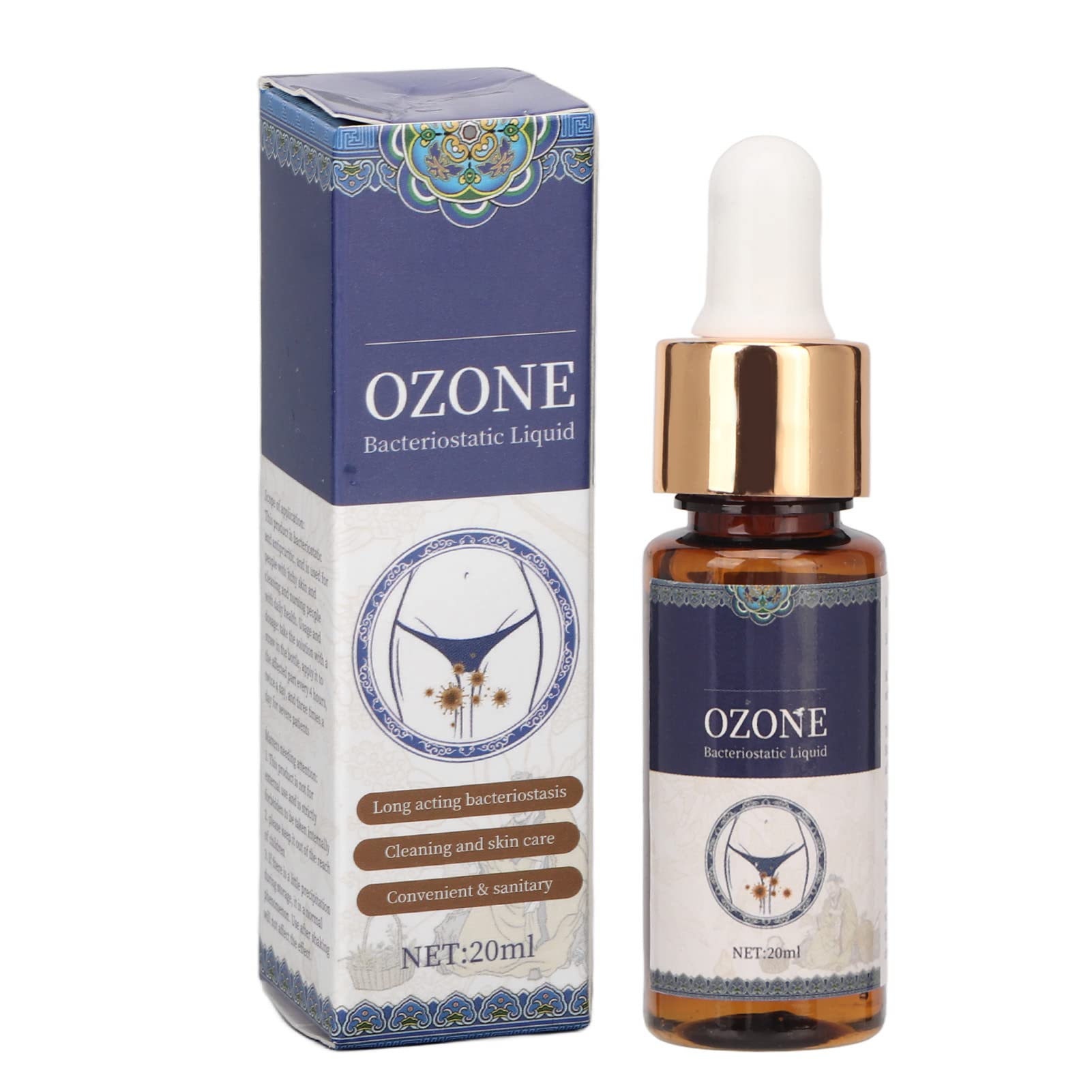 Women Private Part Cleanser,2pcs 20ml Women Private Part Care Liquid Odor Removal Balance PH